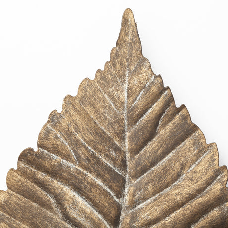 Brattea Medium Metal Leaf Wall Art by Mercana at Eve Furniture