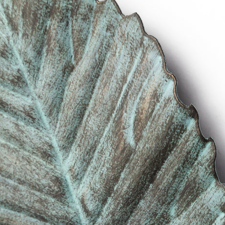 Brattea Small Metal Leaf Wall Art by Mercana at Eve Furniture