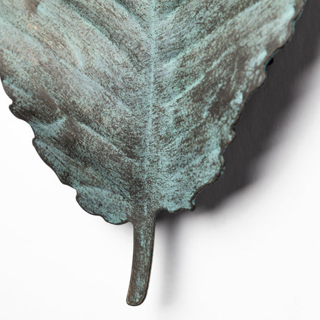 Brattea Small Metal Leaf Wall Art by Mercana at Eve Furniture