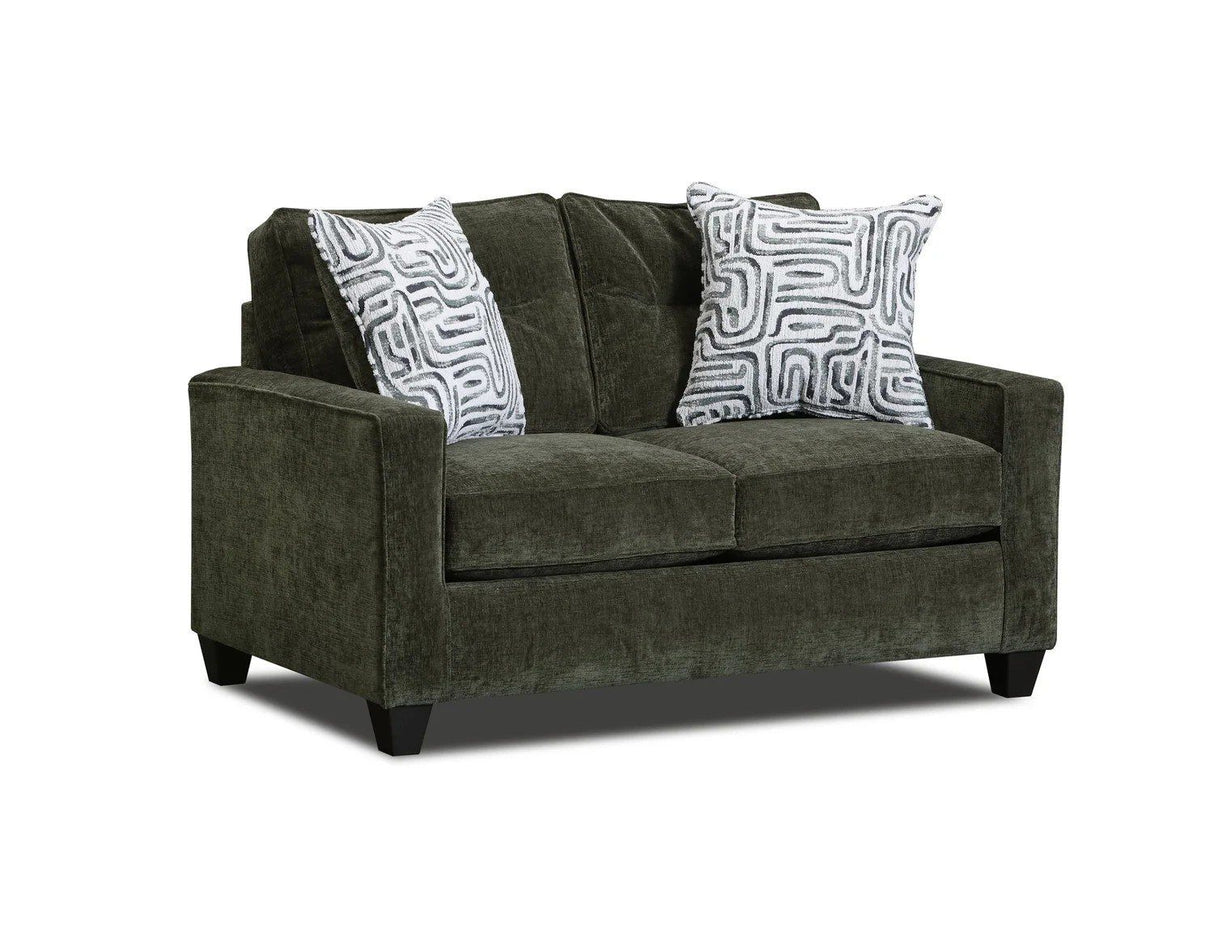 Braves Olive Sofa & Loveseat Set by Happy Homes at Eve Furniture
