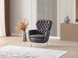Bravo 3-pieces (Sofa & Loveseat & Chair) Livingroom Set in Black by Furnia at Eve Furniture