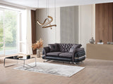 Bravo 3-pieces (Sofa & Loveseat & Chair) Livingroom Set in Black by Furnia at Eve Furniture