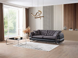 Bravo 3-pieces (Sofa & Loveseat & Chair) Livingroom Set in Black by Furnia at Eve Furniture