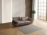Bravo 3-pieces (Sofa & Loveseat & Chair) Livingroom Set in Brown