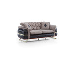 Bravo 3-pieces (Sofa & Loveseat & Chair) Livingroom Set in Brown by Furnia at Eve Furniture