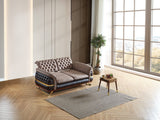 Bravo 3-pieces (Sofa & Loveseat & Chair) Livingroom Set in Brown by Furnia at Eve Furniture