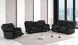 Bravo Black Fabric 3-Piece Reclining Living Room Set by Happy Homes at Eve Furniture