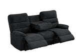 Bravo Black Fabric Reclining Living Room Set by Happy Homes at Eve Furniture