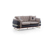 Bravo Brown Convertible Loveseat by Furnia at Eve Furniture
