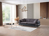 Bravo Convertible Sofa in Black by Furnia at Eve Furniture