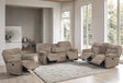 Bravo Mocha Fabric Reclining Living Room Set by Happy Homes at Eve Furniture