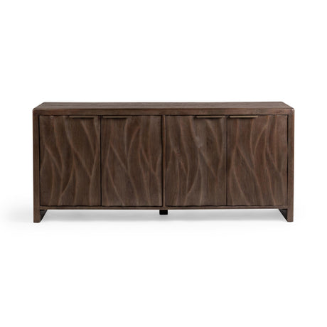 Braxton 4 Door Cabinet - Tundra Brown by Classic Home at Eve Furniture