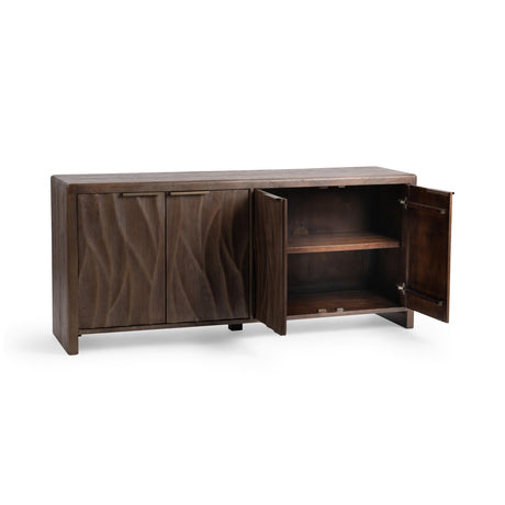 Braxton 4 Door Cabinet - Tundra Brown by Classic Home at Eve Furniture