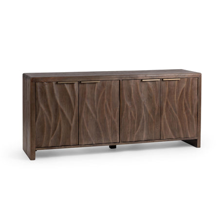 Braxton 4 Door Cabinet - Tundra Brown by Classic Home at Eve Furniture