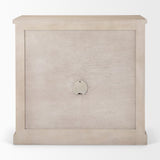 Braxton Beige Wood W/Black Accents 2 Door Accent Cabinet by Mercana at Eve Furniture