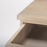 Braxton Beige Wood W/Black Accents 2 Door Accent Cabinet by Mercana at Eve Furniture