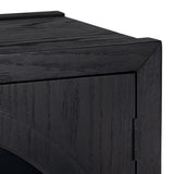 Braxton Black Four-Door Sideboard by Crestview at Eve Furniture