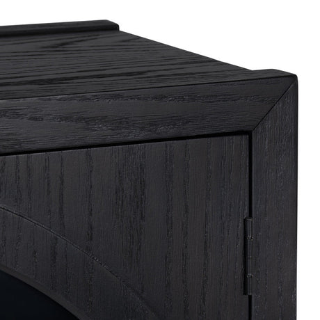 Braxton Black Four-Door Sideboard by Crestview at Eve Furniture