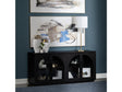Braxton Black Four-Door Sideboard by Crestview at Eve Furniture