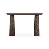 Braya 50" Faux Emperador Marble Console Table by TOV Furniture at Eve Furniture