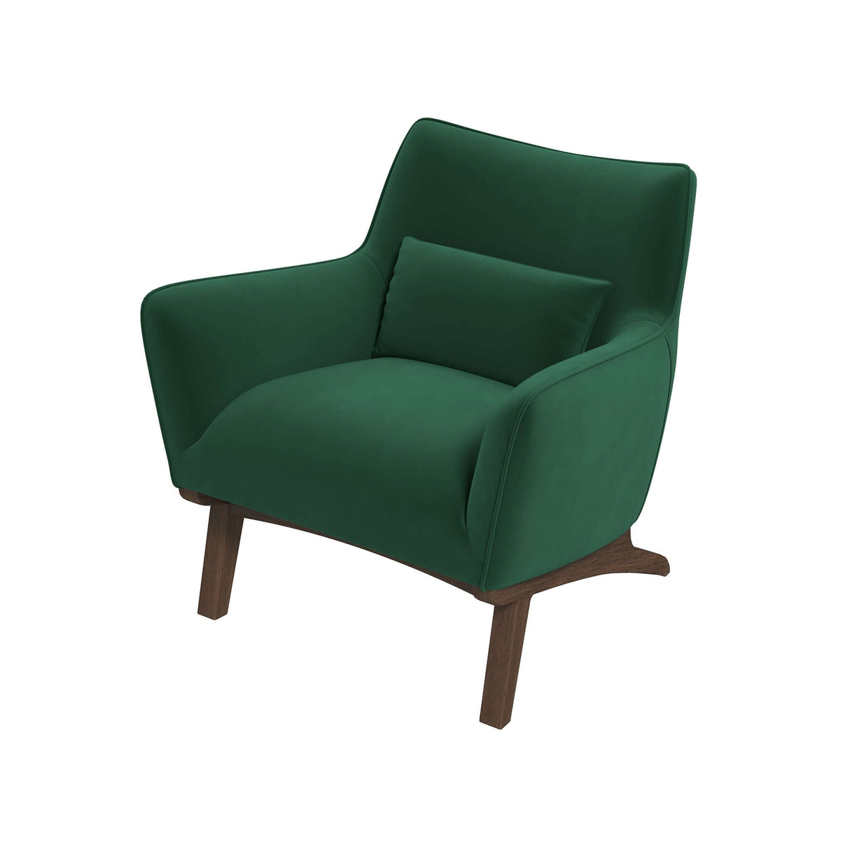 Brayden Dark Green Velvet Armchair