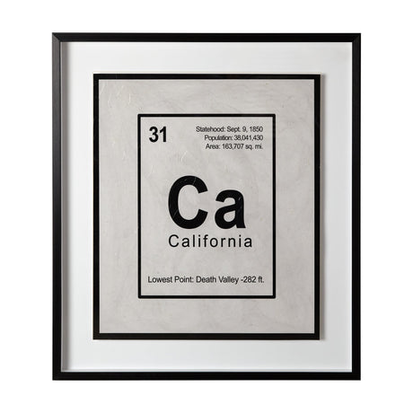 Breaking California B by THE Studio a Hand Embellished Textured Framed Art Print Matted under Glass by Mercana at Eve Furniture
