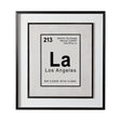 Breaking Los Angeles B by THE Studio a Hand Embellished Textured Framed Art Print Matted under Glass by Mercana at Eve Furniture