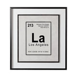 Breaking Los Angeles B by THE Studio a Hand Embellished Textured Framed Art Print Matted under Glass by Mercana at Eve Furniture