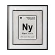 Breaking New York B by THE Studio a Hand Embellished Textured Framed Art Print Matted under Glass by Mercana at Eve Furniture