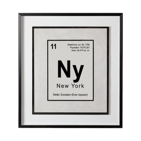Breaking New York B by THE Studio a Hand Embellished Textured Framed Art Print Matted under Glass by Mercana at Eve Furniture