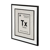Breaking Texas B by THE Studio a Hand Embellished Textured Framed Art Print Matted under Glass by Mercana at Eve Furniture