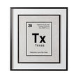 Breaking Texas B by THE Studio a Hand Embellished Textured Framed Art Print Matted under Glass by Mercana at Eve Furniture