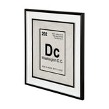 Breaking Washington DC B by THE Studio Hand Embellished Textured Framed Art Print Matted under Glass by Mercana at Eve Furniture