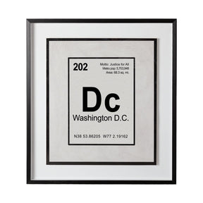 Breaking Washington DC B by THE Studio Hand Embellished Textured Framed Art Print Matted under Glass by Mercana at Eve Furniture