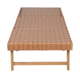 Breath Brown Outdoor Chaise Lounge by Zuomod at Eve Furniture