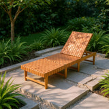 Breath Brown Outdoor Chaise Lounge by Zuomod at Eve Furniture