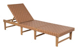 Breath Brown Outdoor Chaise Lounge by Zuomod at Eve Furniture