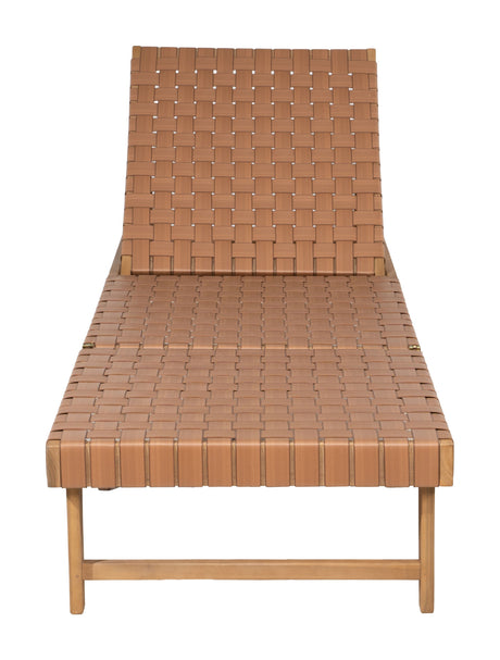 Breath Brown Outdoor Chaise Lounge by Zuomod at Eve Furniture
