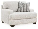 Brebryan Flannel Oversized Chair by Ashley at Eve Furniture