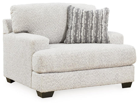 Brebryan Flannel Oversized Chair by Ashley at Eve Furniture
