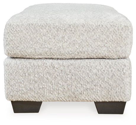 Brebryan Flannel Ottoman by Ashley at Eve Furniture