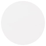 Breckenridge Matte White/Natural Oak Round Dining Table by Coaster at Eve Furniture