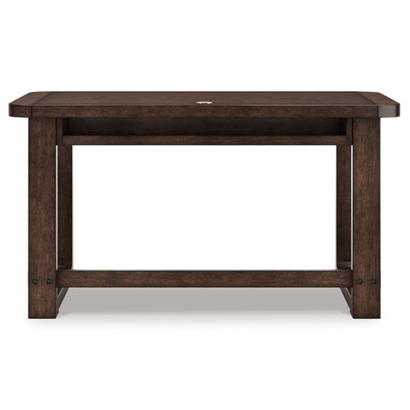 Breckington Dark Brown 56" Home Office Desk by Ashley at Eve Furniture