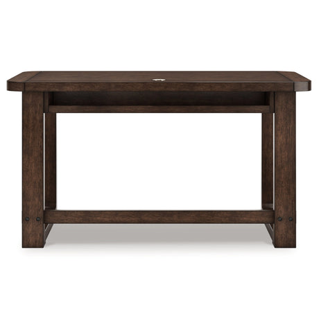 Breckington Dark Brown 56" Home Office Desk by Ashley at Eve Furniture