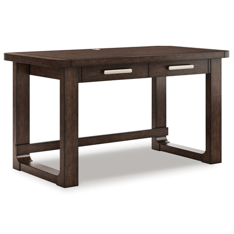 Breckington Dark Brown 56" Home Office Desk by Ashley at Eve Furniture