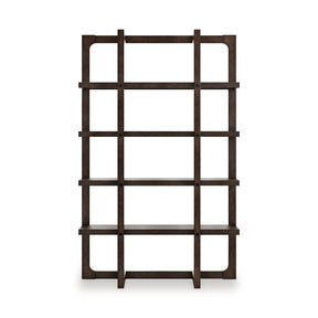Breckington Dark Brown 76" Bookcase by Ashley at Eve Furniture