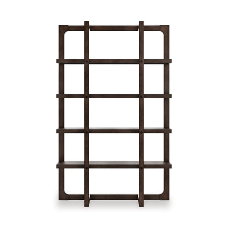 Breckington Dark Brown 76" Bookcase by Ashley at Eve Furniture