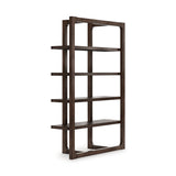 Breckington Dark Brown 76" Bookcase by Ashley at Eve Furniture