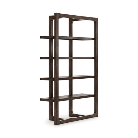Breckington Dark Brown 76" Bookcase by Ashley at Eve Furniture