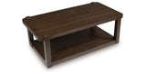 Breckington Dark Brown Coffee Table by Ashley at Eve Furniture